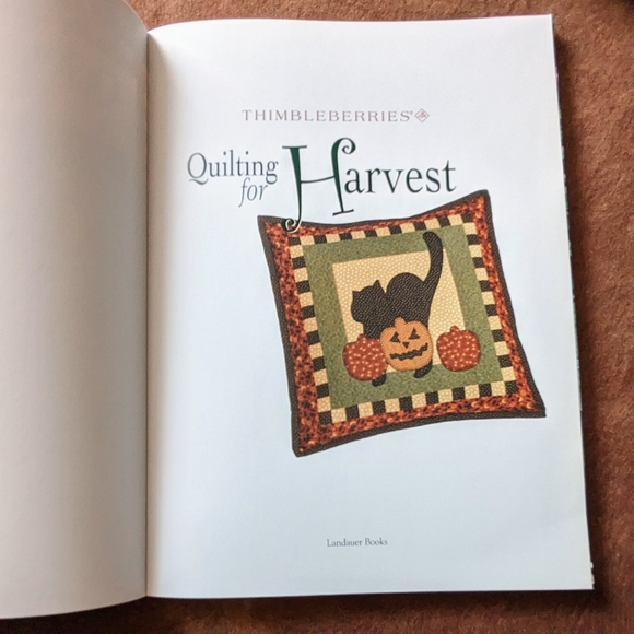 2006 ThimbleBerries Quilting For Harvest Soft Cover Illustrated Book - Picture 2 of 12